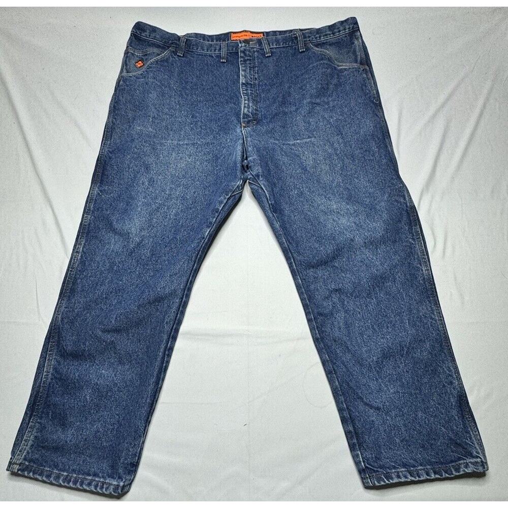 Wrangler‎ FR HRC2 2112 Men's Straight Leg Blue Denim Jeans - Size 48x29*